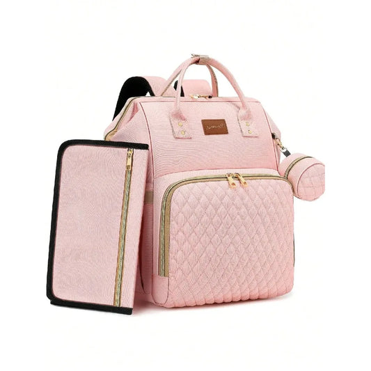 Diaper Bag Backpack with Changing Pad & Pacifier Case – Waterproof Travel Baby Bag for Moms & Dads | Large Capacity Diaper Backpack