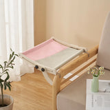 Cat Hammock Dual-Use Bed – Adjustable Window & Radiator Hammock for Indoor Cats, Wooden Frame Holds up to 18KG