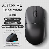 Ajazz AJ159P-MC Wireless Gaming Mouse – 56g Lightweight Design, PAW3311 Sensor, 1KHz Return Rate, Non-Porous Shell