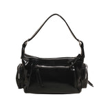 Women’s Soft PU Leather Under-Arm Hobo Bag – Multi-Pocket Tote for Work, Shopping & Travel