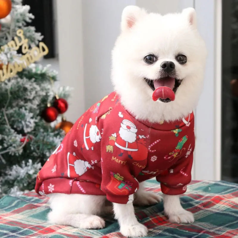 Christmas Dog Sweater – Warm Winter Pet Clothes for Small to Large Dogs & Cats (XS–4XL)