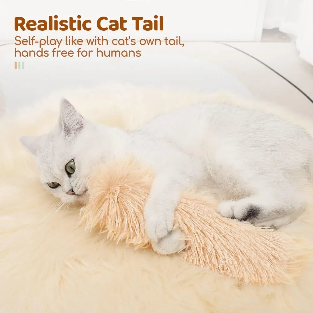 Cat Pillow Toy with Catnip – Soft & Durable Kicker Toy with Crinkle Sound, Interactive Indoor Exercise for Kittens & Cats