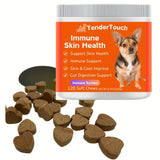 TenderTouch Allergy & Immune Supplement for Dogs – 240 Chews (2 × 180g Pack, 360g Total) for Seasonal Allergies, Itch Relief & Stronger Immunity
