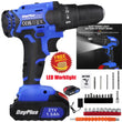 21 V Cordless Power Drill Set – Handheld Screwdriver Drill with 25 + 1 Torque Settings, 1.5Ah Li-Ion Battery & Fast Charger