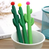 Cute Cactus Gel Pens – 24 PCS Novelty Writing Pens for Students, Classroom & Office