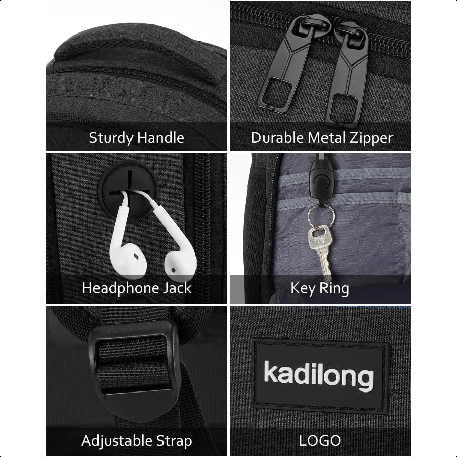 USB-Charging Anti-Theft Laptop Backpack — 15.6" Travel, School & Work Bag for Men & Women