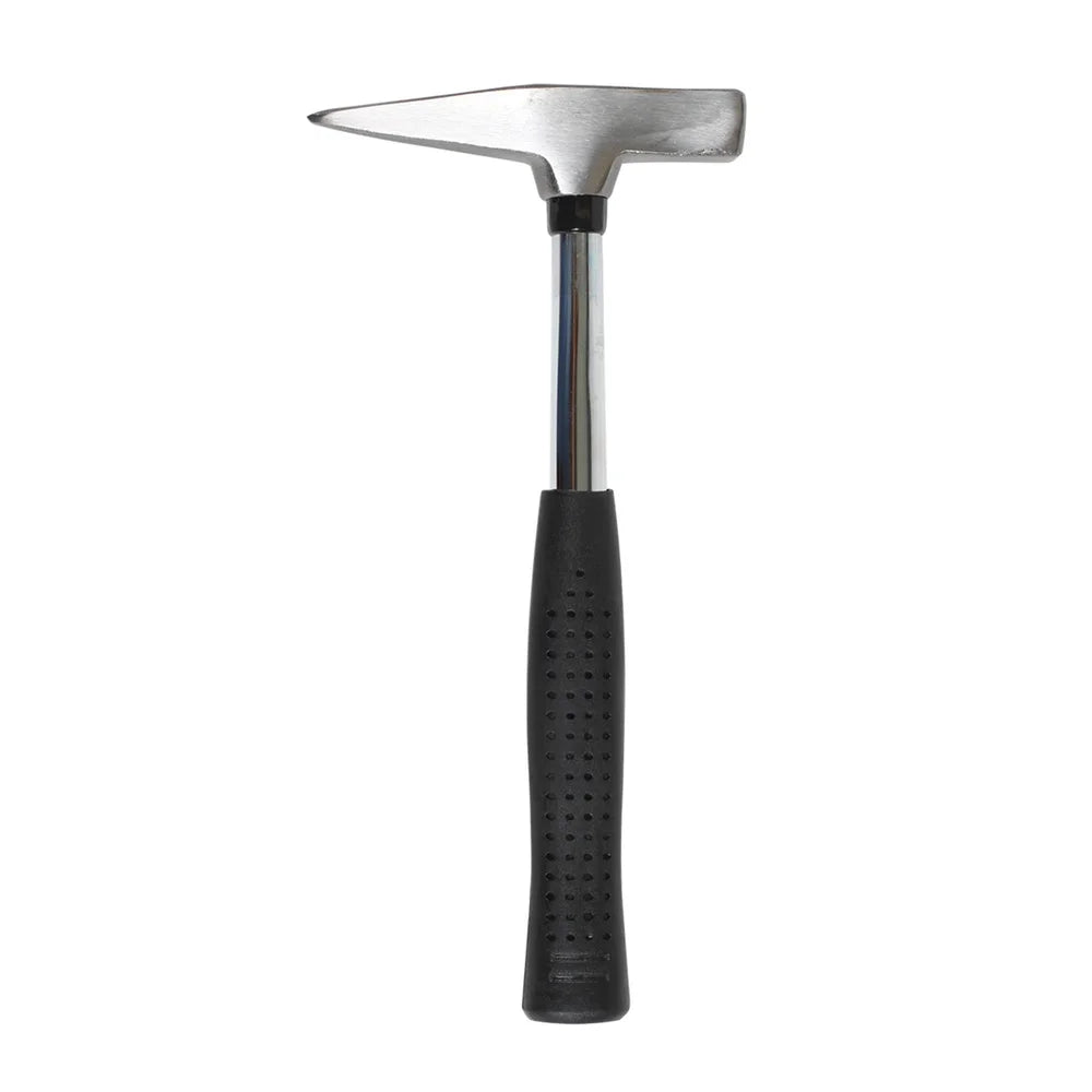 Prospector Rock Pick Hammer – Heavy-Duty Steel Mining & Camping Tool | Shock-Reduction Grip | 1.5lb Outdoor Excavation Equipment