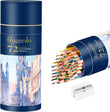 Deli 72-Colored Pencils – Soft Core Art & Drawing Set for Coloring, Sketching & Creative Fun