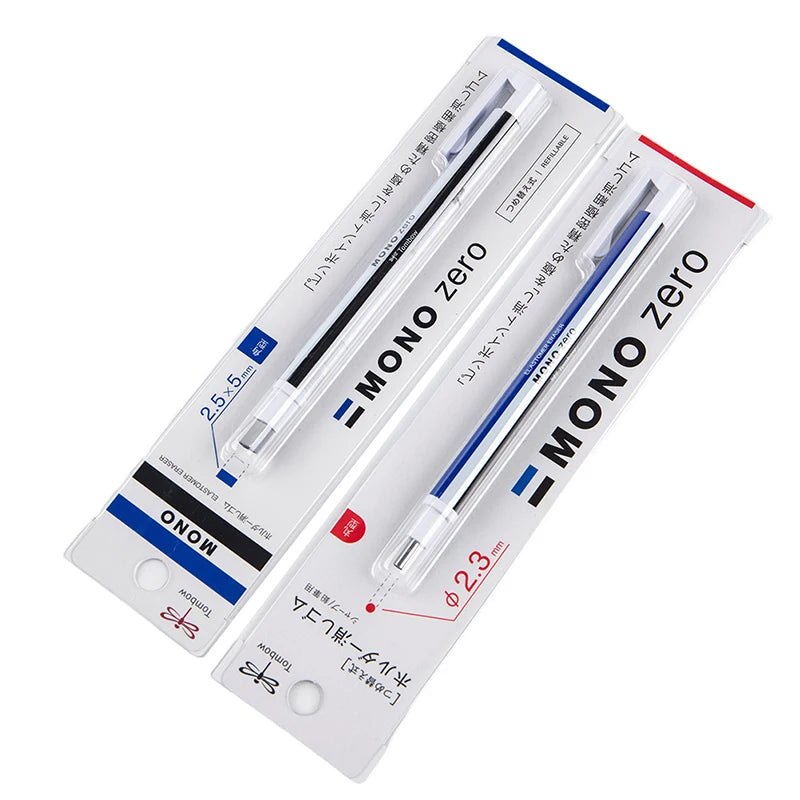 Tombow MONO Zero Mechanical Eraser – Refillable Pen-Style Precision Eraser