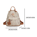 PU Leather Mini Backpack Purse for Women – Adjustable Strap Multi-Pocket Backpack for Travel & Shopping