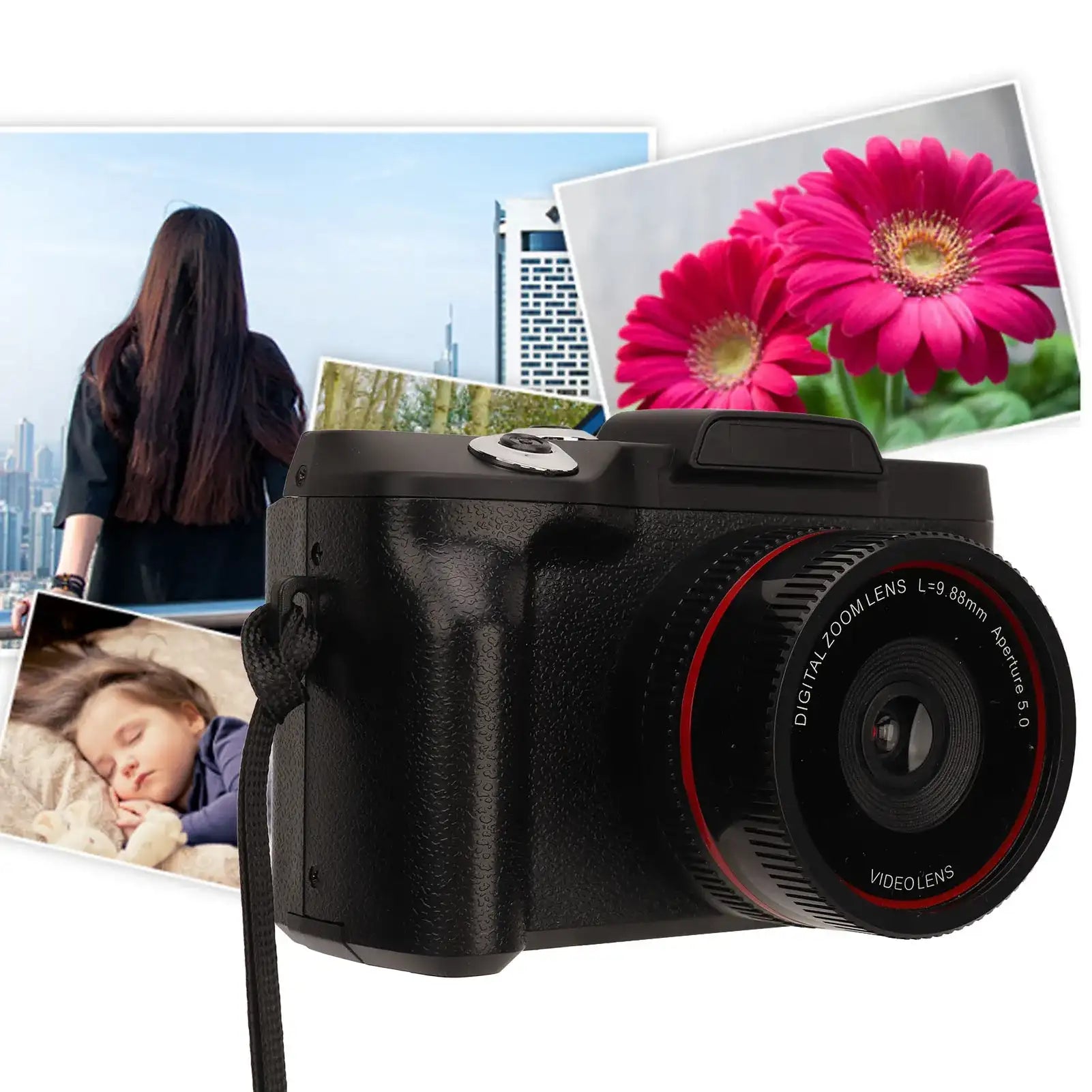 16 MP 1080p Smart Digital Camera – Micro SLR Style for Photography & Video 🎥📸