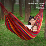 Outdoor Multi-Functional Hammock – Colorful Anti-Flip Garden Leisure Hammock with Tree-Friendly Straps