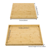 Oversized Pine Wood Noodle Board – 11.02 lbs Stovetop Cover & Large Kitchen Serving Tray 🍝🪵