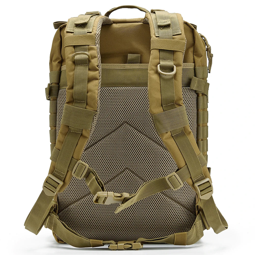 50L Tactical MOLLE Backpack — Outdoor Military Rucksack for Trekking, Hunting & Camping Gear