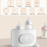 10-in-1 Baby Bottle Warmer 🍼 – Dual Fast Heating, Defrost, Steam Sterilizer & Night Light for Milk & Formula