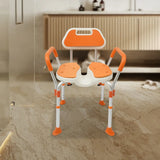 Height-Adjustable Shower Chair with Backrest & Armrests – Bath Seat for Seniors, Pregnant Women & Disabled Individuals