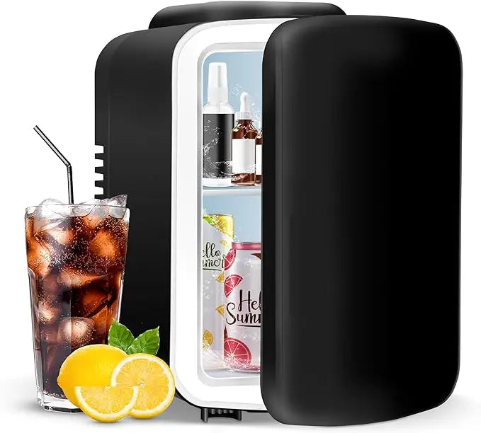iPower Mini 4L Portable Refrigerator – 6-Can Capacity, Compact Insulated Cooler for Bedroom, Dorm & Office 🥶🏠