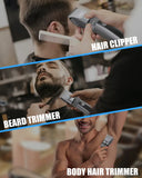 Sejoy Professional Electric Hair Trimmer – Cordless Men’s Hair Clipper & Beard Trimmer with Stainless Steel Blades & Quiet Motor