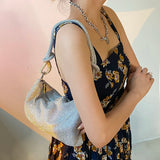 Women’s Shiny Diamond-Encrusted Purse – Crystal Rhinestone Shoulder & Crossbody Bag for Weddings, Parties & Dinners
