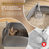 XL Stainless Steel Cat Litter Box with Lid – Durable Metal Box for Large Cats, Non-Sticky, Easy-Clean & Anti-Urine Leakage