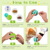 Interactive Dog Treat Ball – Durable Teething Toy, Slow Feeder & IQ Training for Puppies