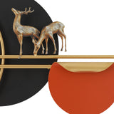 Decorative Round Metal Wall Clock – Silent Non-Ticking Modern Clock for Living Room, Bedroom & Home Decoration Gift