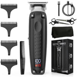 Sejoy Cordless Electric Hair Clippers Set for Men – Professional USB-Rechargeable Trimmer with LED Display & Self-Sharpening Blades