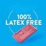 Pink Pearl Pencil Erasers – 3-Pack Clean-Erase Rubber Erasers for Smooth, Smudge-Free Results