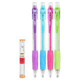 0.9 mm Mechanical Pencils – Shatter-Resistant, Refillable Erasers & Comfortable Grip (4-Pack)