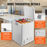 Vevor Chest Freezer – 3,88 cu ft (110 L) Kompakt Derin Dondurucu, 2 Sepetli Taşınabilir Dondurucu ❄️🧊