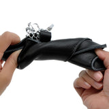 Genuine Leather Keychain Organizer – Unisex Car Key Wallet & Mini Card Holder Pouch