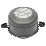 9 L Aluminum Alloy Hard-Oxidation Pressure Cooker – Gas/Induction Compatible Overflow-Proof Groove