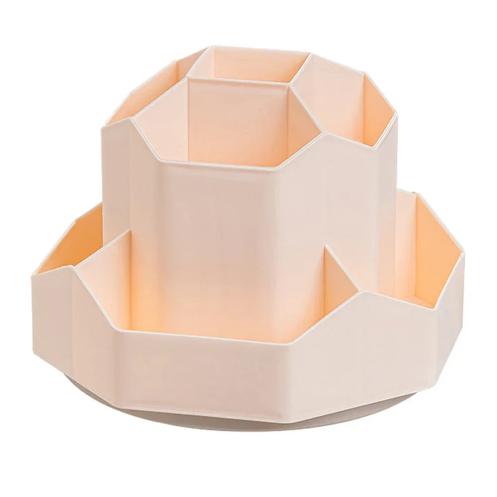 360° Rotating 9-Slot Desktop Stationery Organizer – Pen & Pencil Stand