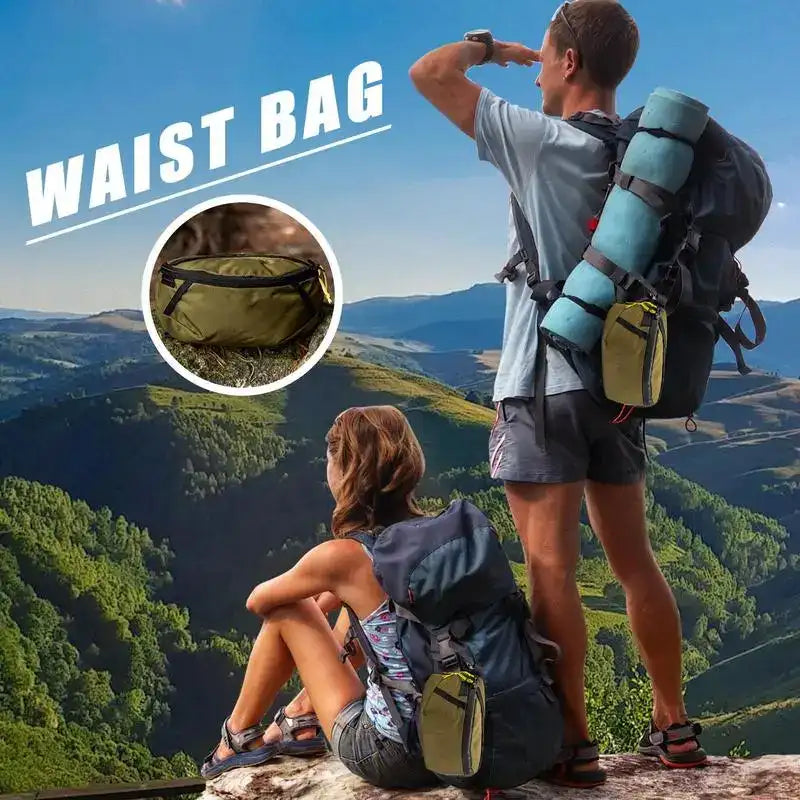 Waterproof Mobile Phone Waist Bag – Nylon Multifunction Pouch with Adjustable Strap for Travel & Daily Use