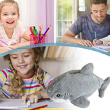 Cute Plush Shark Pencil Case – Large Capacity Stationery Storage Bag, Back-to-School Pen Pouch for Kids, School & Office Supplies