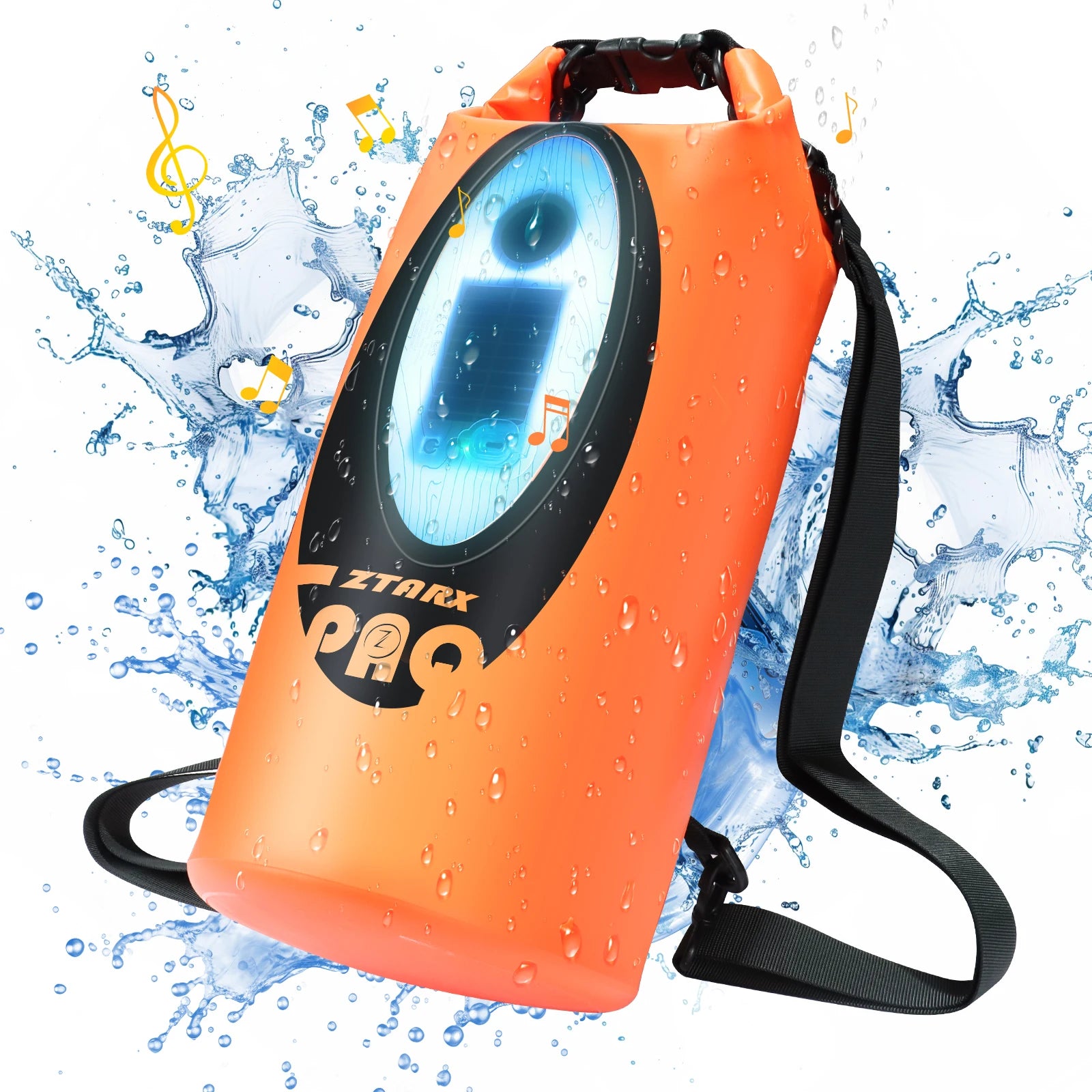 SELORSS Solar-Powered Hiking Backpack – Waterproof Camping & Climbing Daypack | Large-Capacity Outdoor Bag with Bluetooth Speaker