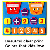 Kids Pencil-Shaped Counting Felt Toy (2-Pack) — Early Math Learning & Number Recognition Activity ✏️🧠