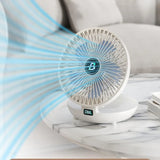Compact USB Desk & Wall Fan – 3-Speed Silent Cooling with Foldable Space-Saving Design for Home & Office 🌬️✨
