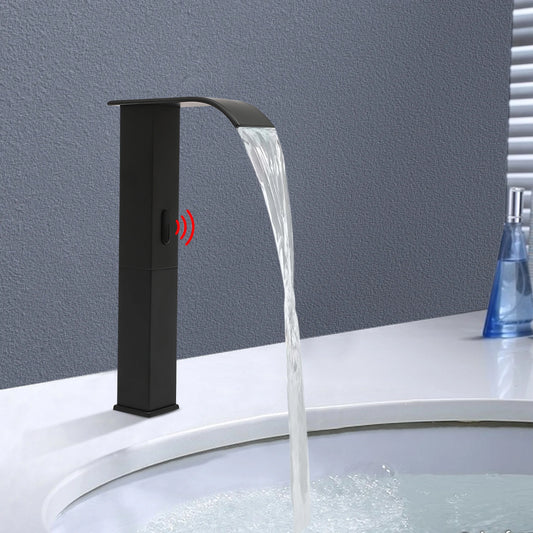 Infrared Touchless Sensor Faucet – Handle-Free Hot & Cold Mixer with Temperature Control
