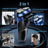 Sejoy Electric Razor – USB‑C Rechargeable Rotary Shaver with 3D Floating Heads & Pop‑Up Trimmer for Travel 🧳🪒