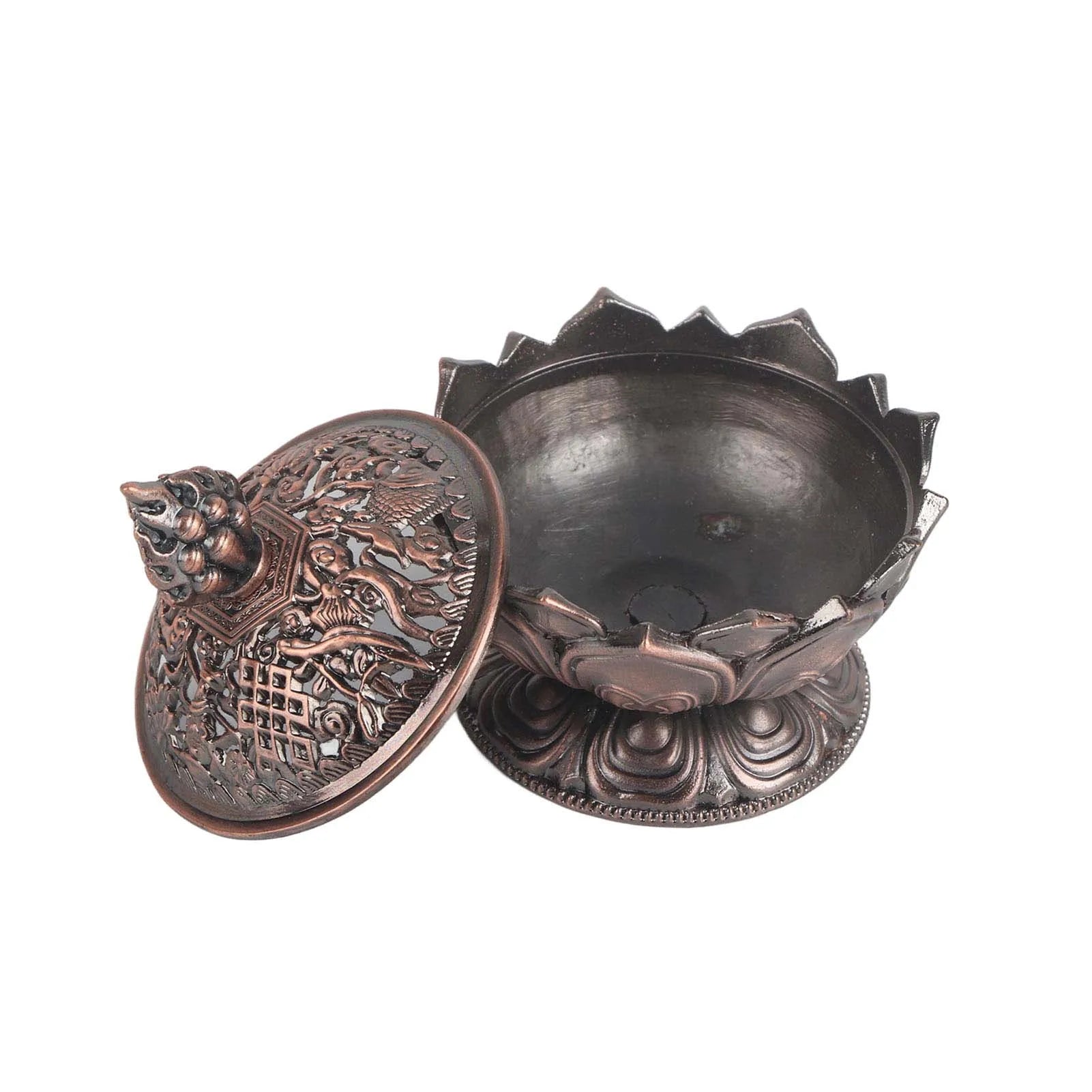 Vintage Backflow Incense Burner – Ceramic Smoke Waterfall Cone & Stick Holder | Zen Aromatherapy Home Decoration