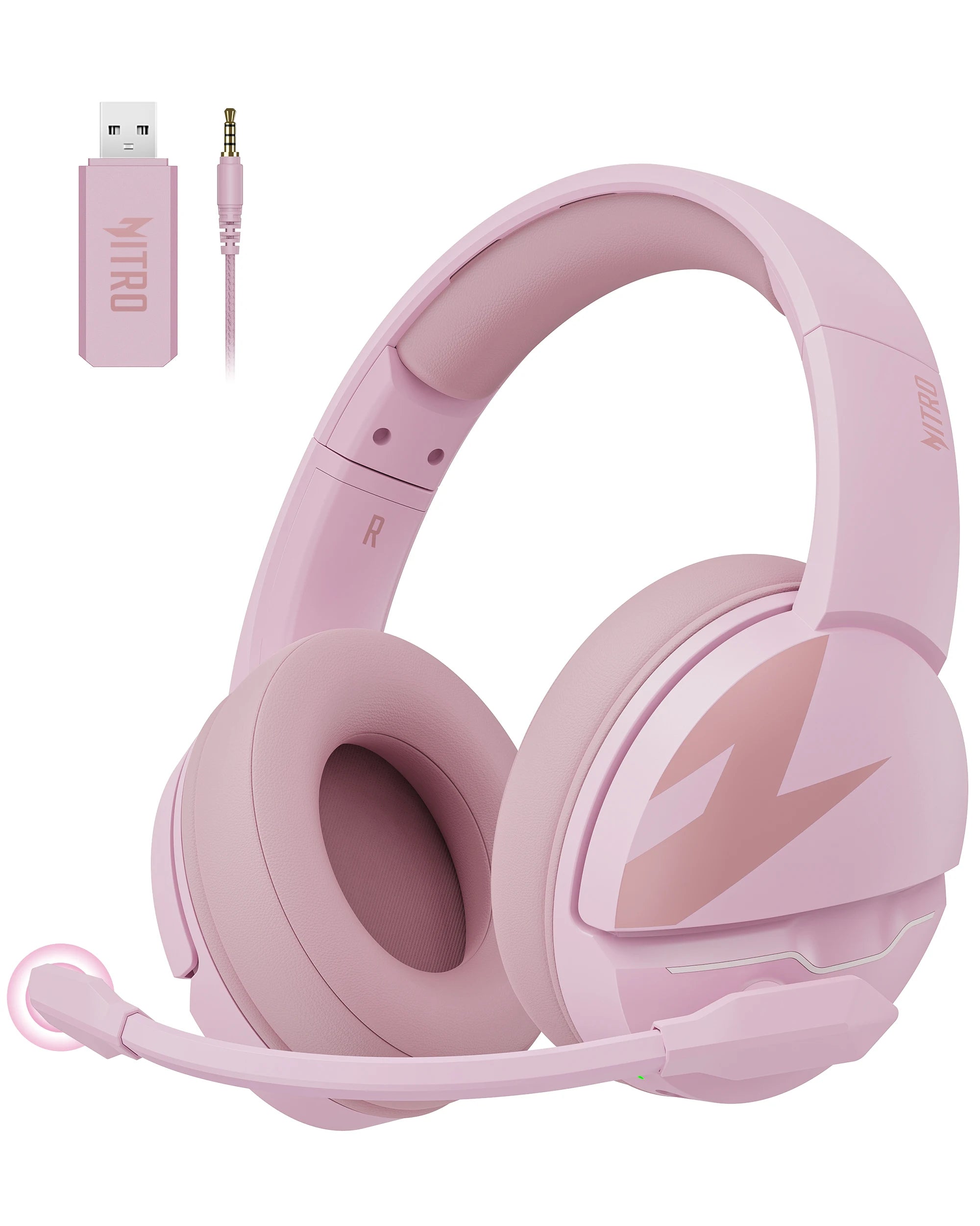 Acer K2 2.4GHz Wireless Gaming Headset – 50mm Drivers, Clear Voice Mic, Multi-Platform (PC/PS4/PS5) - Wired & Wireless Modes