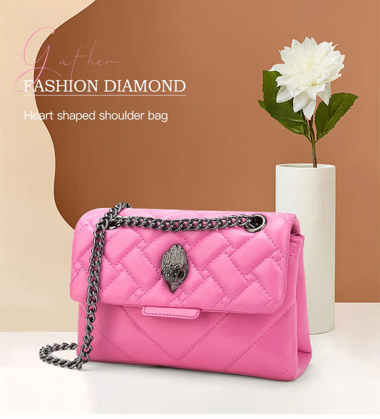 2024 Fashion Chain Women’s Shoulder & Crossbody Bag – Eagle Head Design Luxury Handbag