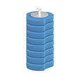 Wall-Mounted Disposable Toilet Brush & Holder Set – Includes 8/16/24 Refill Heads