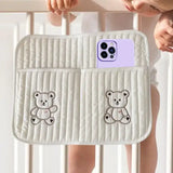 Bedside Hanging Baby Crib Organizer – Multi-Pocket Nursery Storage Bag