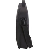 17.3-Inch Laptop Clamshell Briefcase – Padded Business Travel Bag with Neoprene Handles, Adjustable Strap & Document Pocket (Black Polyester)