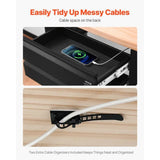 Slide-Out 2-Drawer Under-Desk Organizer – Space-Saving Storage Solution