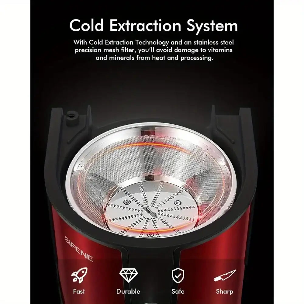 High-Power 3-Speed Juicer Machine – Large 3.2″ Feed Chute for Whole Fruits & Veggies