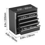 Heavy-Duty 5-Drawer Metal Tool Chest – Portable Garage Storage Cabinet with PP Feet Pads