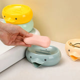 Duck-Shape Self-Draining Double-Layer Soap Dish – Fun & Functional 🦆
